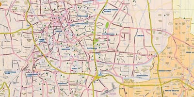 Քարտեզ Ջակարտան փողոց