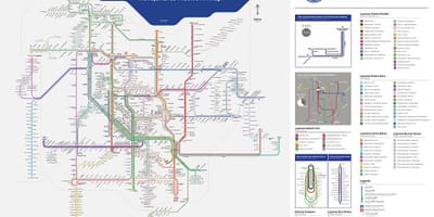 Երթուղին TransJakarta քարտեզի վրա