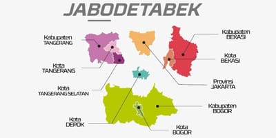 Քարտեզ jabodetabek